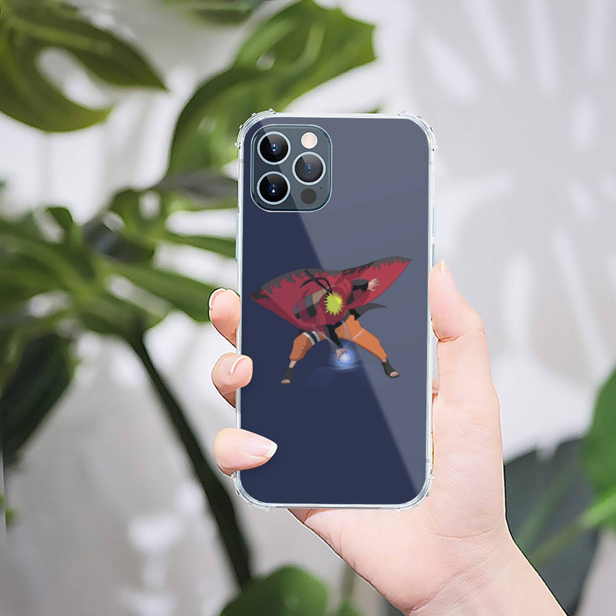 （画像用） NARUTO -ナルト- うずまき ナルト Uzumaki Naruto 【iPhone 12シリーズ対応】透明スマホケース（クリアソフトケース）